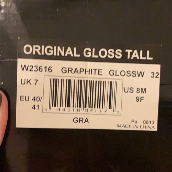 Hunter rain boots- graphite - Picture 3 of 5